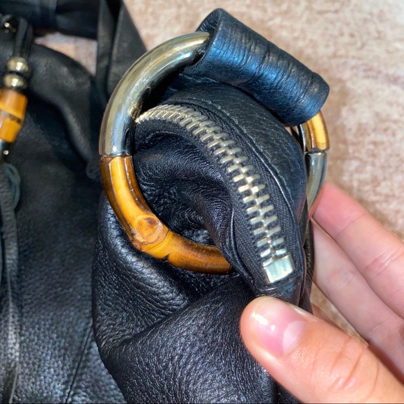 🤍Bundle of Gucci Bamboo Soft Leather Bag & Wallet - Picture 4 of 12